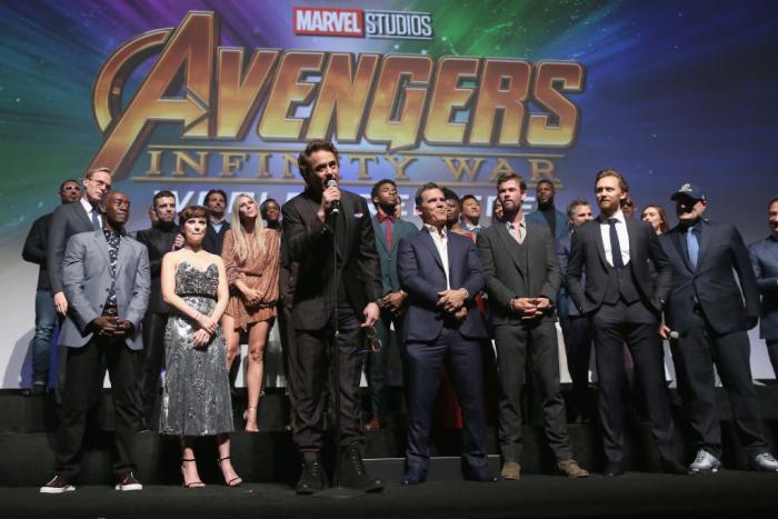 Avengers Infinity War Premiere Cast