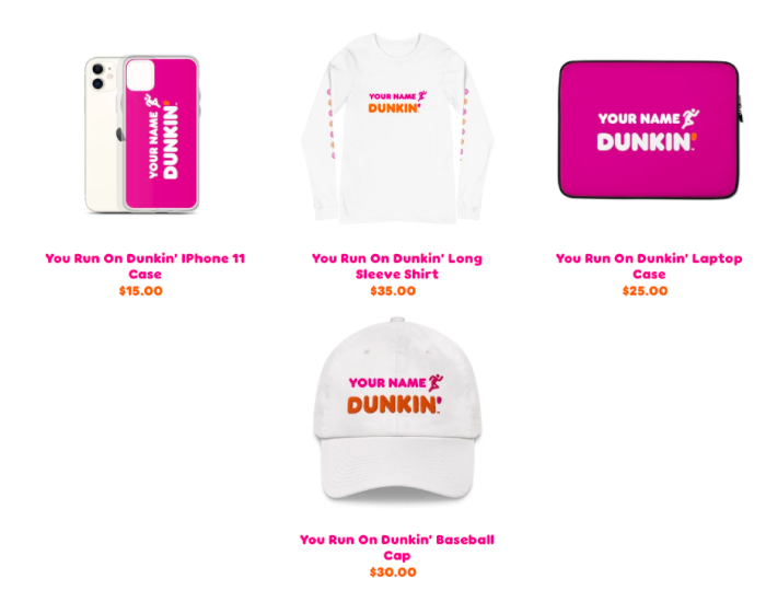 Dunkin personalized merch.png