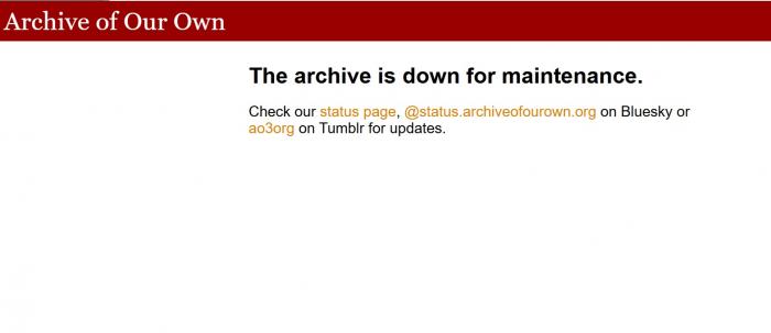 No Fanfiction for a Month?! AO3 Could Be Down for Weeks